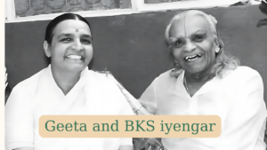 Geeta and BKS Iyengar